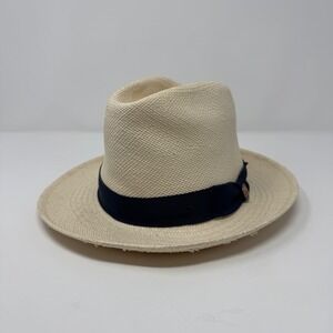 Goorin Brothers Bros John Sr. 100% Toquilla Teardrop Fedora Hat Men's M Flaws